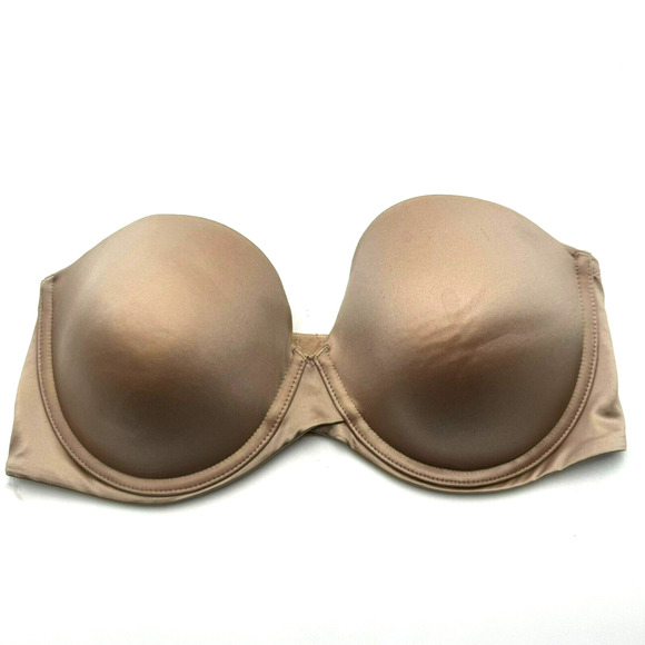 MAIDENFORM | 38D Beige Strapless Love the Lift Push Up & In‎ Underwire Bra - Picture 1 of 4